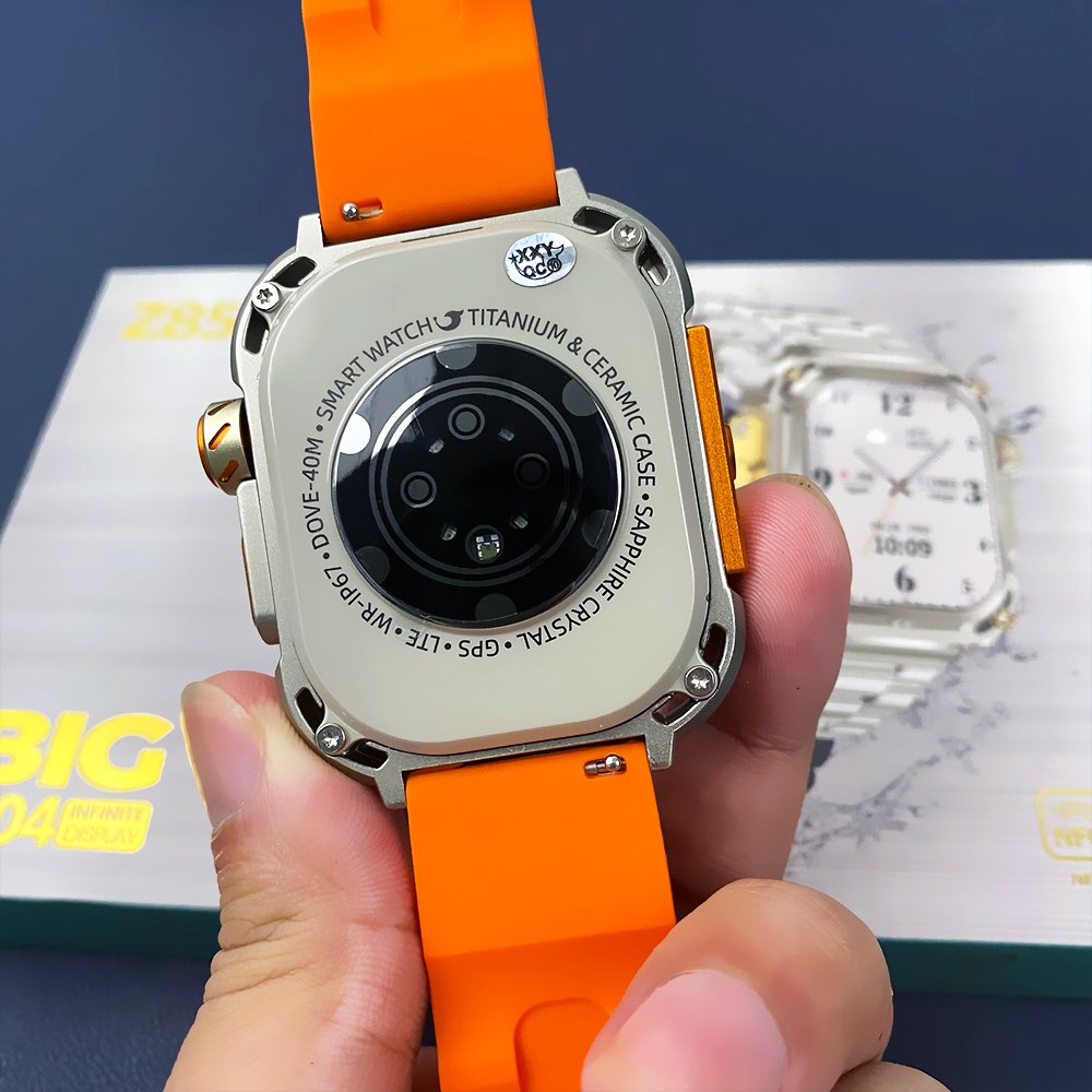 Z85MAX 460mAh Smartwatch BT Call Relojes inteligentes Heart rate NFC Stainless steel Montres intelligentes Fashion Smart watch