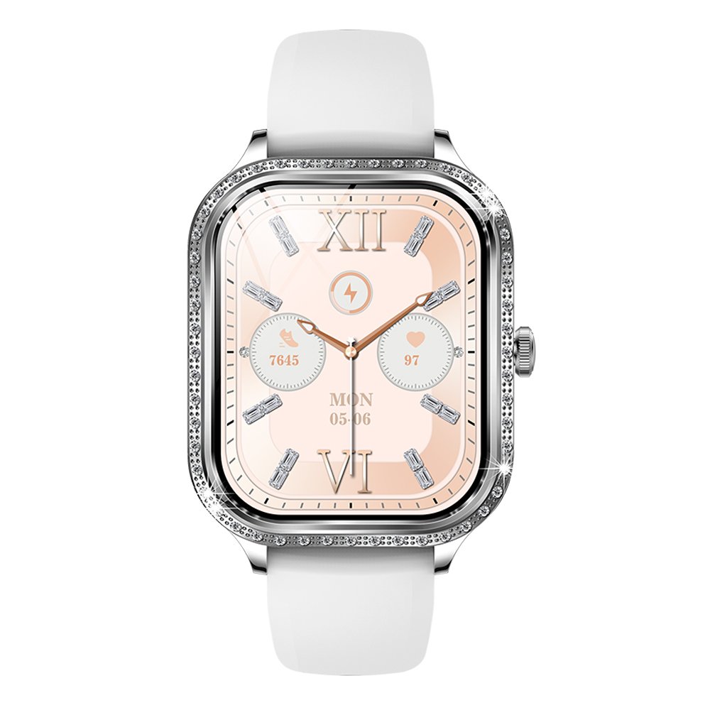2024 smart Watch MK88 1.75inch BT Call Women Health Monitoring Multi sport mode Lady Fashion Diamond Smartwatch For Women