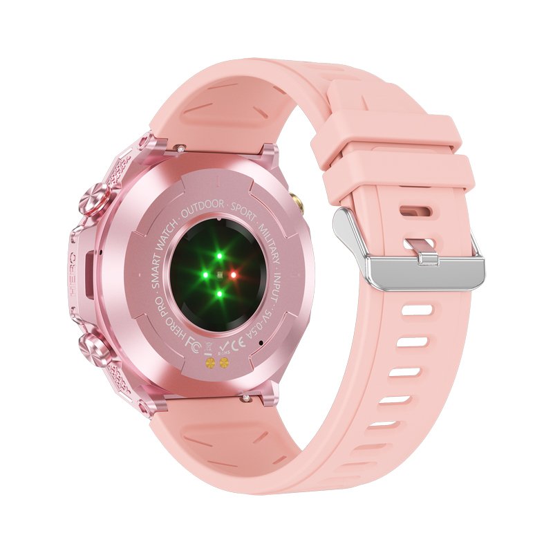 KC82 1.43inch GPS Smartwatch Men Fitness Tracker 650mAh Battery Altitude Air Pressure Compass smart watch 2024