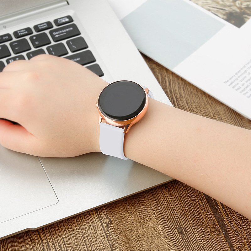 2024 factory Wholesale product stretchy colorful rubber replacement silicone wrist smart watch strap band