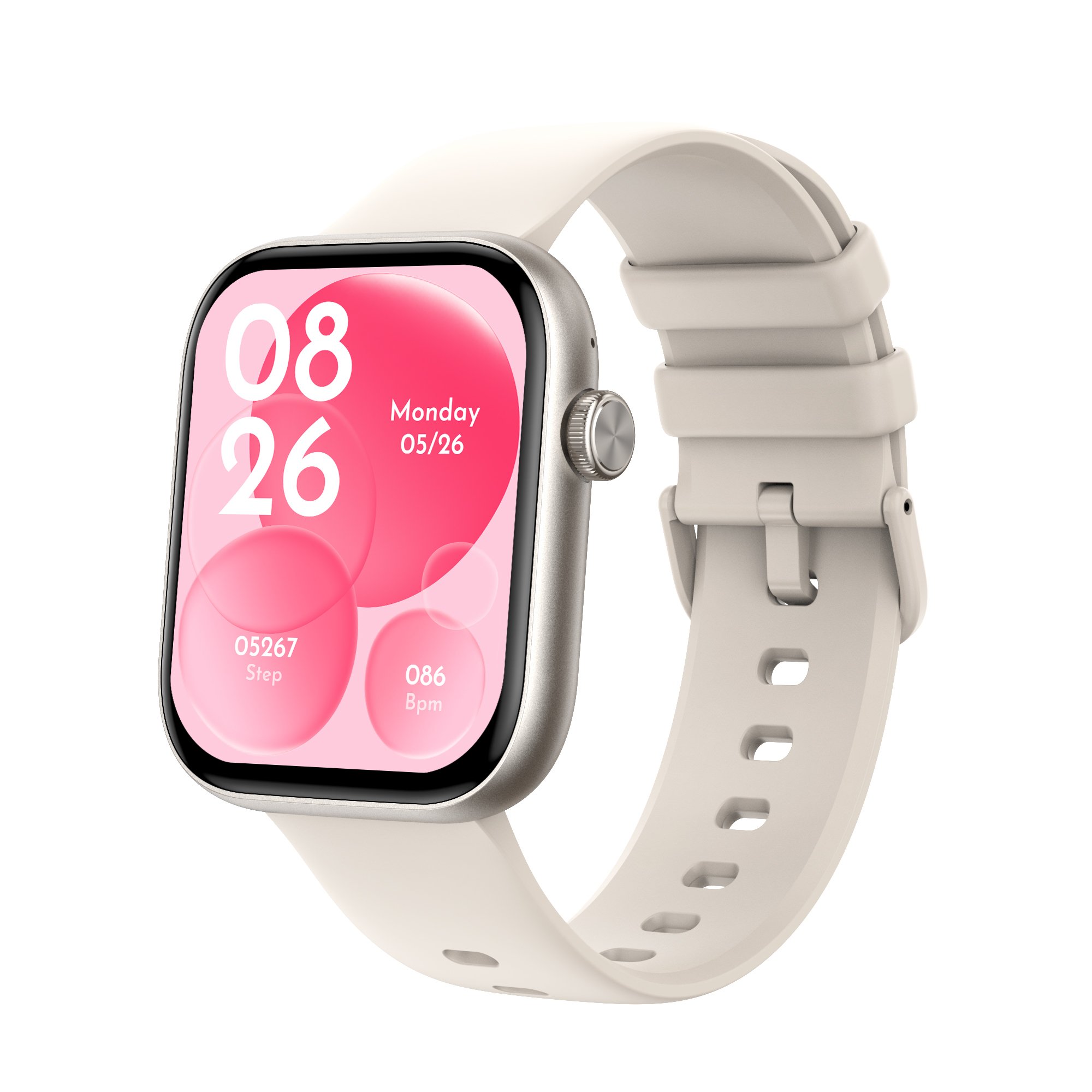 2024 New Fashion High Quality P89 Smart Watch Fitness Tracker for Apple iOS Square Shape with TFT Display for Men