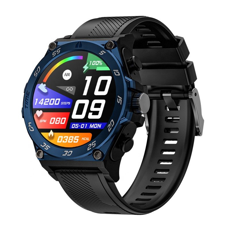 Smart Watch With Earphones 2-in-1 Dual Call 1.53Inch Round Screen Smartwatch Metal Case Encoder Waterproof Watches For Men Women