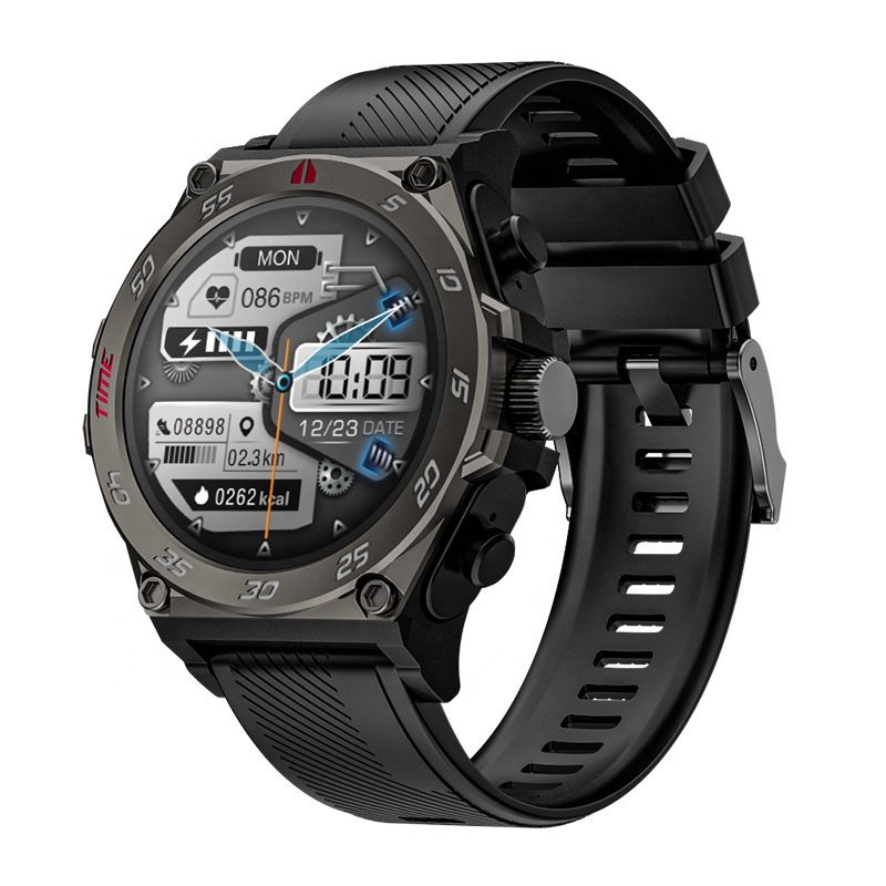 Smart Watch With Earphones 2-in-1 Dual Call 1.53Inch Round Screen Smartwatch Metal Case Encoder Waterproof Watches For Men Women