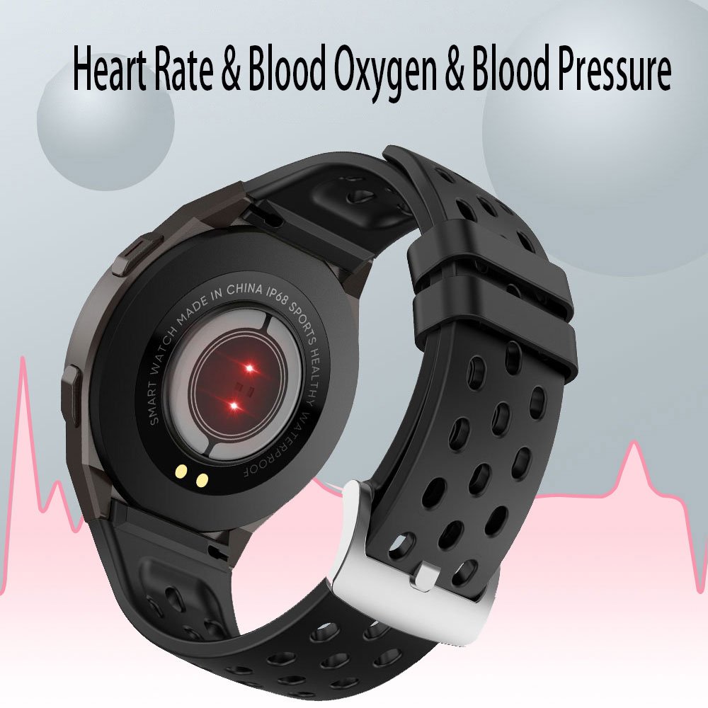 Hot Selling MAX1 1.28inch Full Touch Screen SmartWatch IP68 Waterproof Sports Fitness Tracker Smart watch for IOS Android