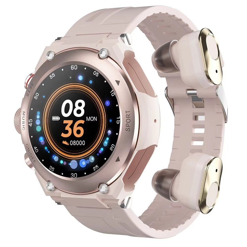 2023 hot sale T92 multifunctional headset smartwatch IP67 waterproof Sports Business smart watches with earphone