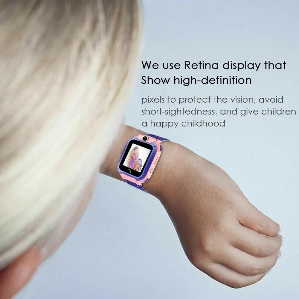 Q12 Baby Watch Location Tracker 1.44 Inch alarm waterproof SOS phone call wrist LBS Kid Smart Watch for kids girls