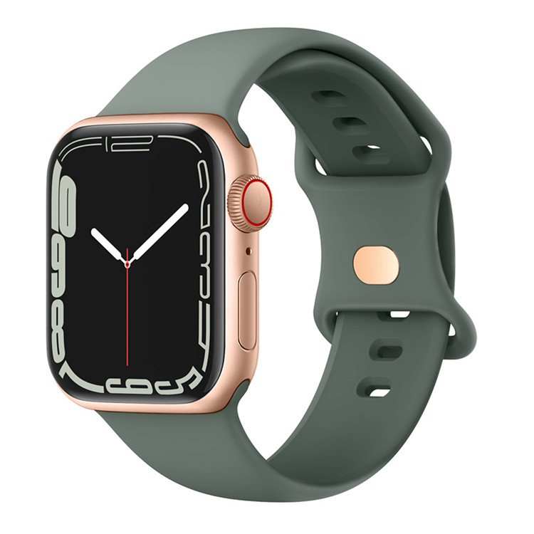 XY smart watch accessories watchband rubber silicone bands strap For apple watch 3 4 5 6 7 SE Band