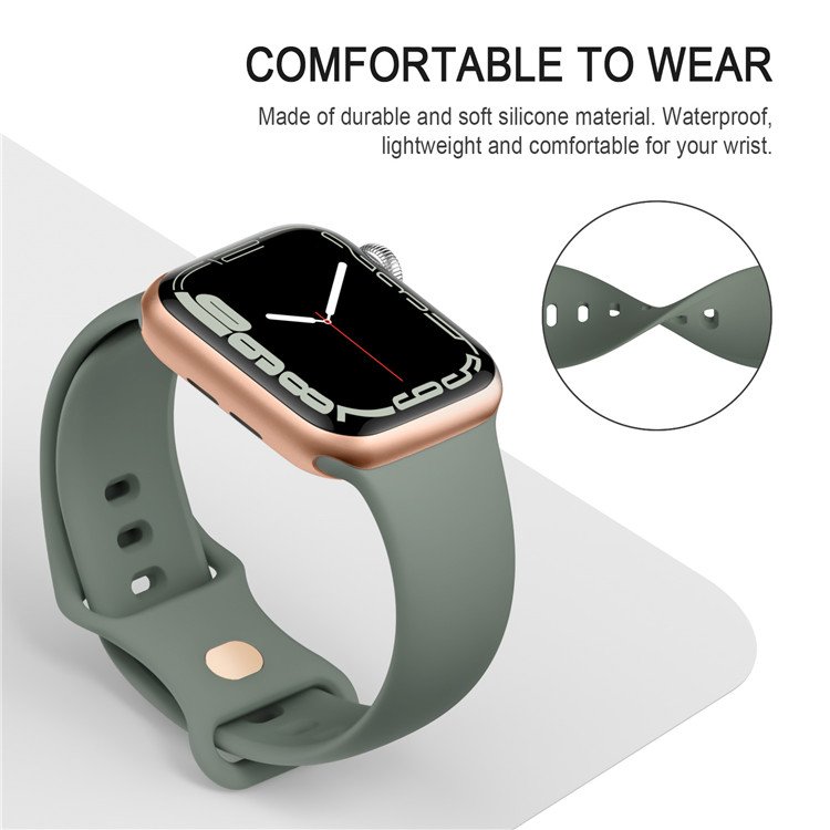 XY smart watch accessories watchband rubber silicone bands strap For apple watch 3 4 5 6 7 SE Band