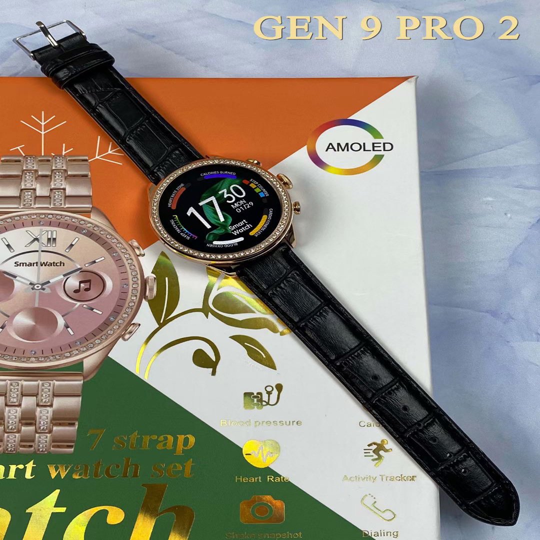 Factory Supply Gen9 Pro 2 Smartwatch Women Fitness Tracker Smart Watch Health Monitor Sports Tracker 7in1 Smart Bracelet