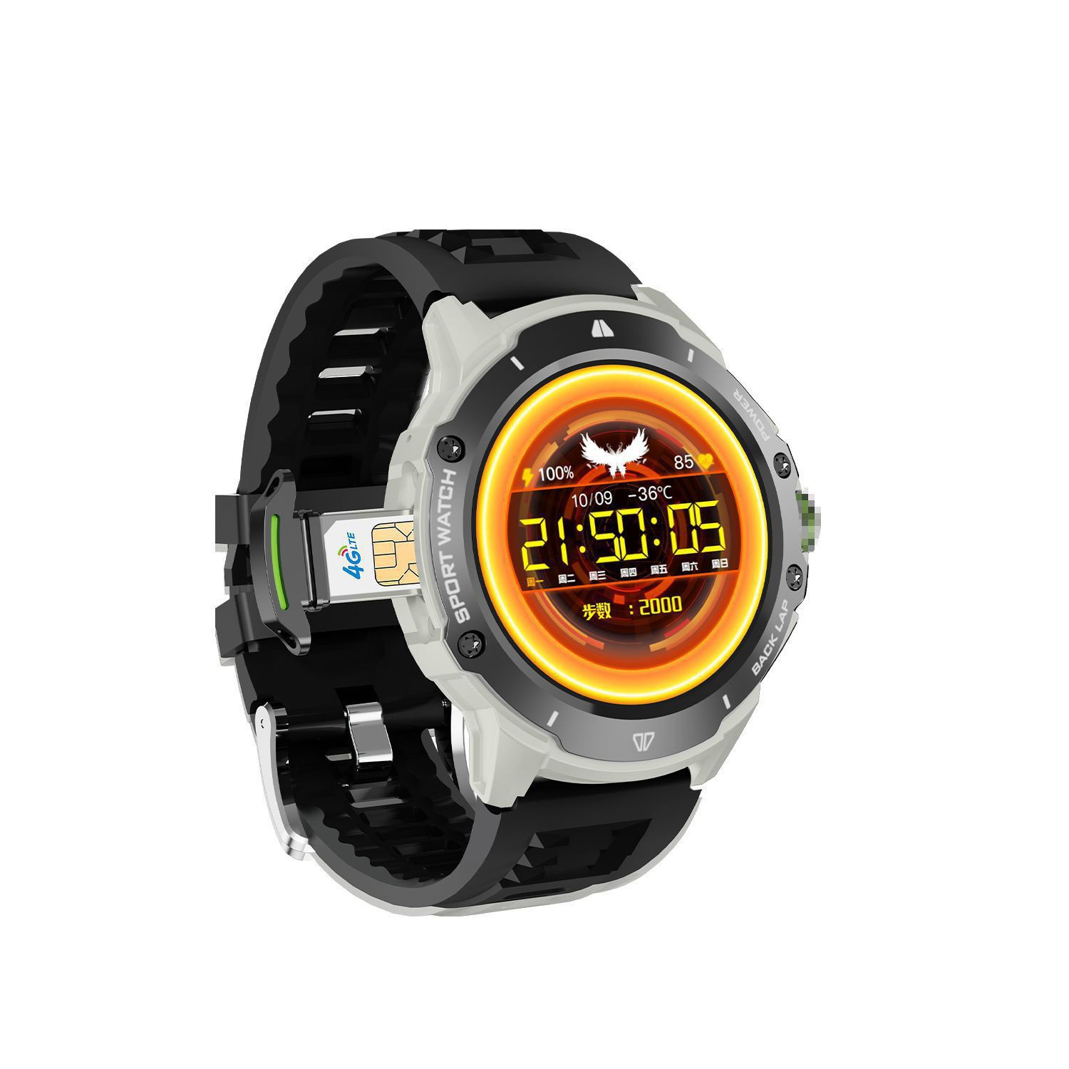 Js15 Phone Watch For Men Smart 2024 Android With Sim Card Camera Nfc Gps Video Call Heart Rate Amoled Screen 4g 5g Smart Watch