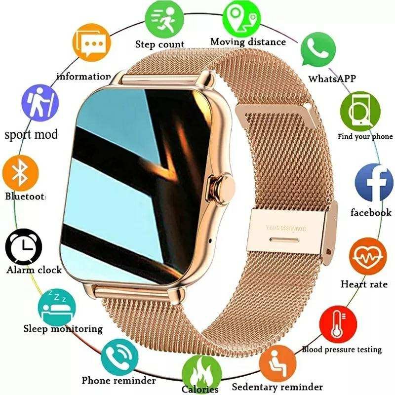 NEW Y13 Smart Watch For Men Women Gift Full Touch Screen Sports Fitness Watches Blue tooth Calls Digital Smartwatch Wristwatch