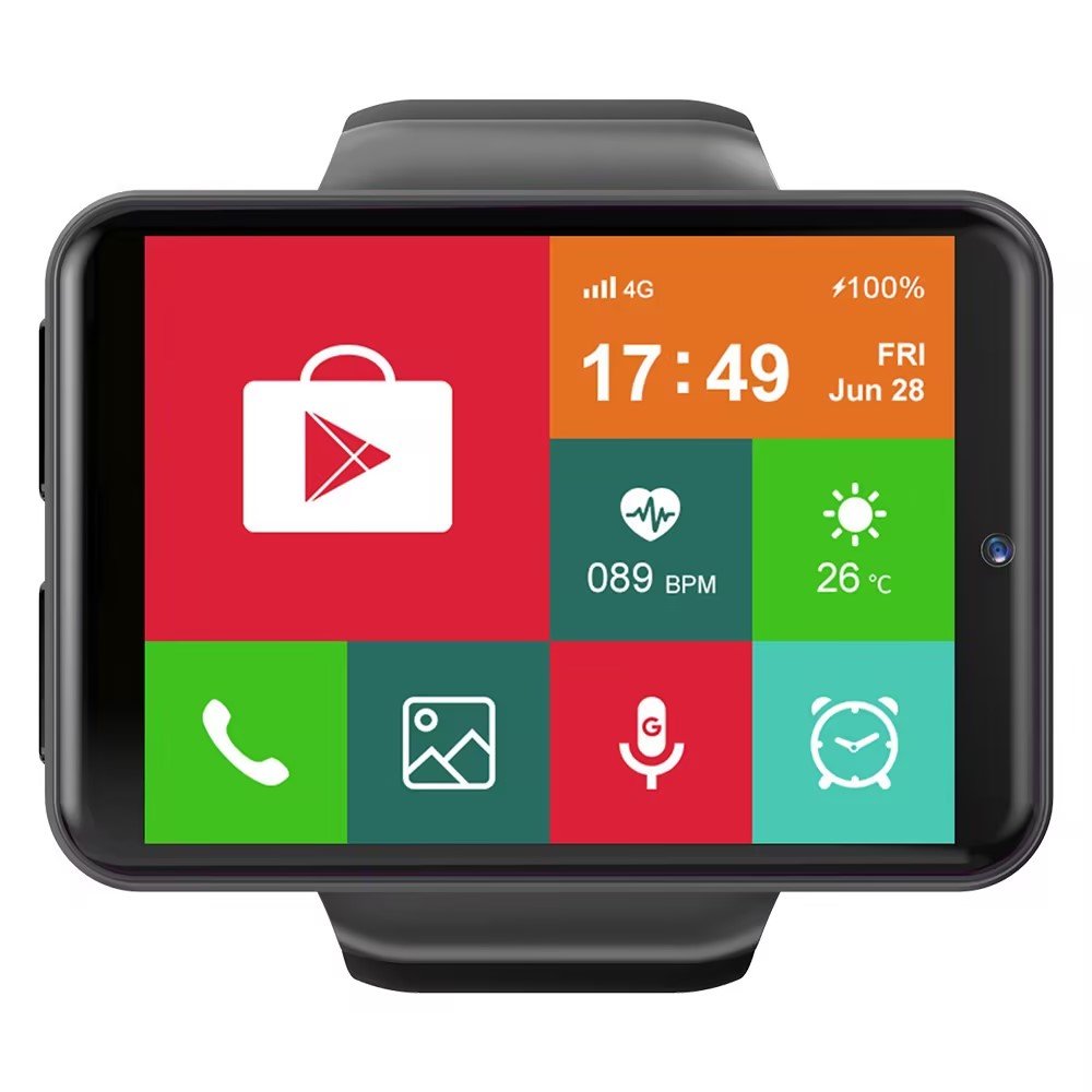 Best seller Ticwris Max S 4G Android Smart Watch For Men 2.4" Display Face ID 2000mAh 3GB 32GB 8MP Dual Camera GPS BT Smartwatch