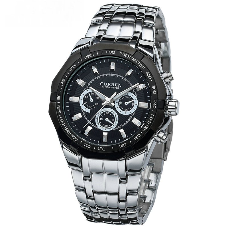 CURREN 8084 Fashion Men's Business Watch chronograph Waterproof Clock Luxury Relogio Montre Stainless Steel Quartz Wrist Watch