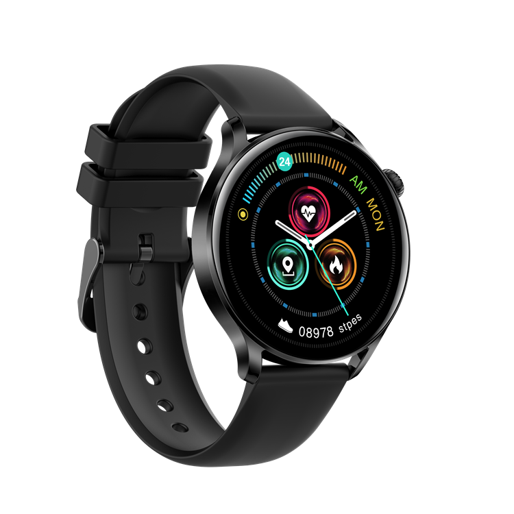 Hot Sale Smart Watches Ak37 Rose Gold Stainless Steel Health Monitor Reloj Smart Watch For Bt Calling