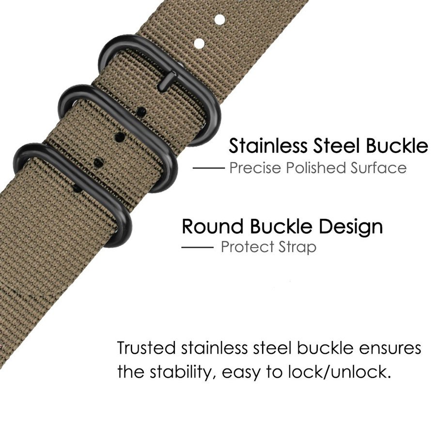 CAOWTAN 20 22 smart watch accessories Nylon Watch Sport Strap Band For Samsung Galaxy 6 2 Classic Active for Amazfit Fabric band
