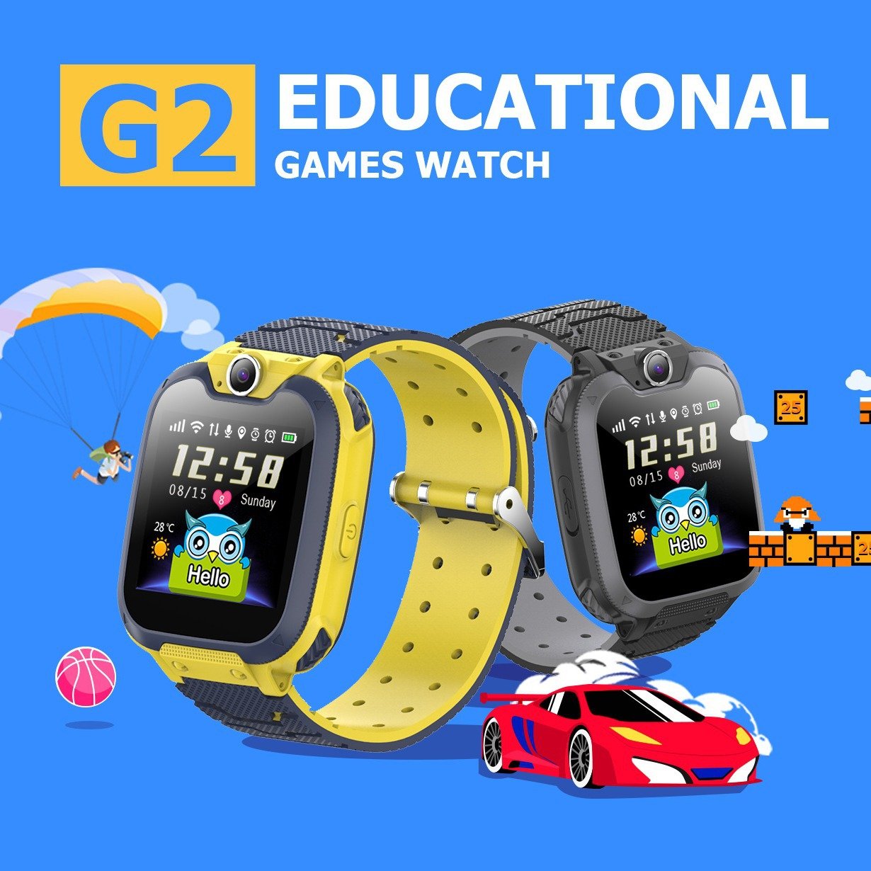 Children Reloj Smartwatch Android Sim Supported Gps Camera Waterproof Smart Watch For Kids