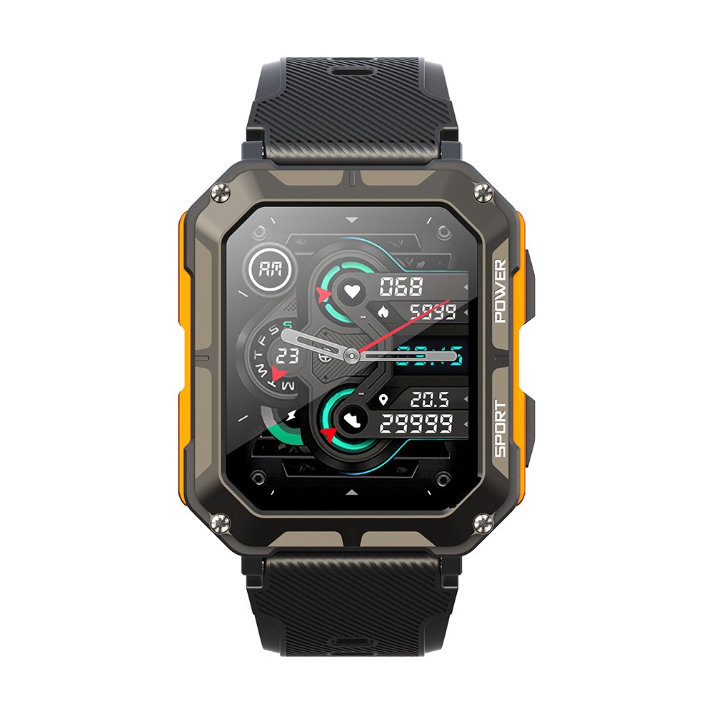 2023 Outdoor Call Smart Watch C20 Pro, Chip RTL8763E 1.83inch Big Display BT Call 128MB Memory Heart Rate Monitoring
