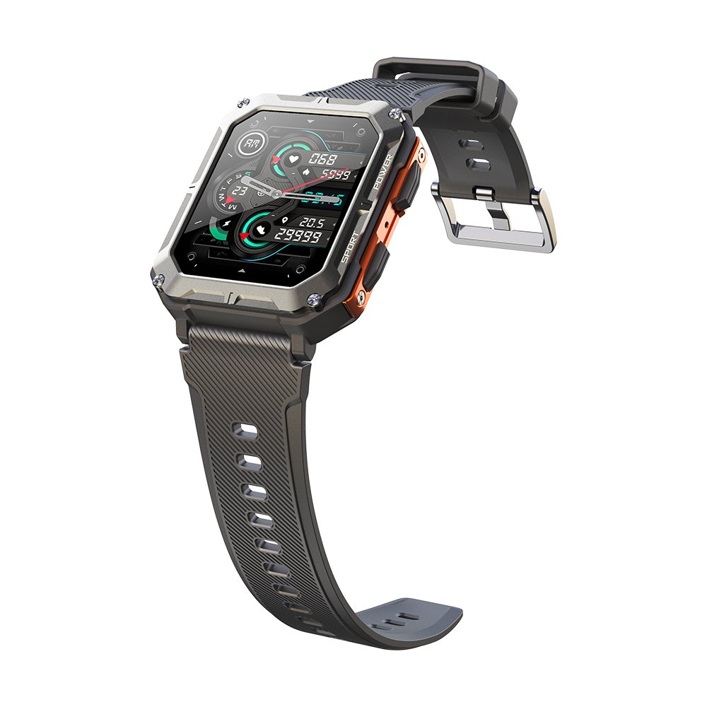 2023 Outdoor Call Smart Watch C20 Pro, Chip RTL8763E 1.83inch Big Display BT Call 128MB Memory Heart Rate Monitoring