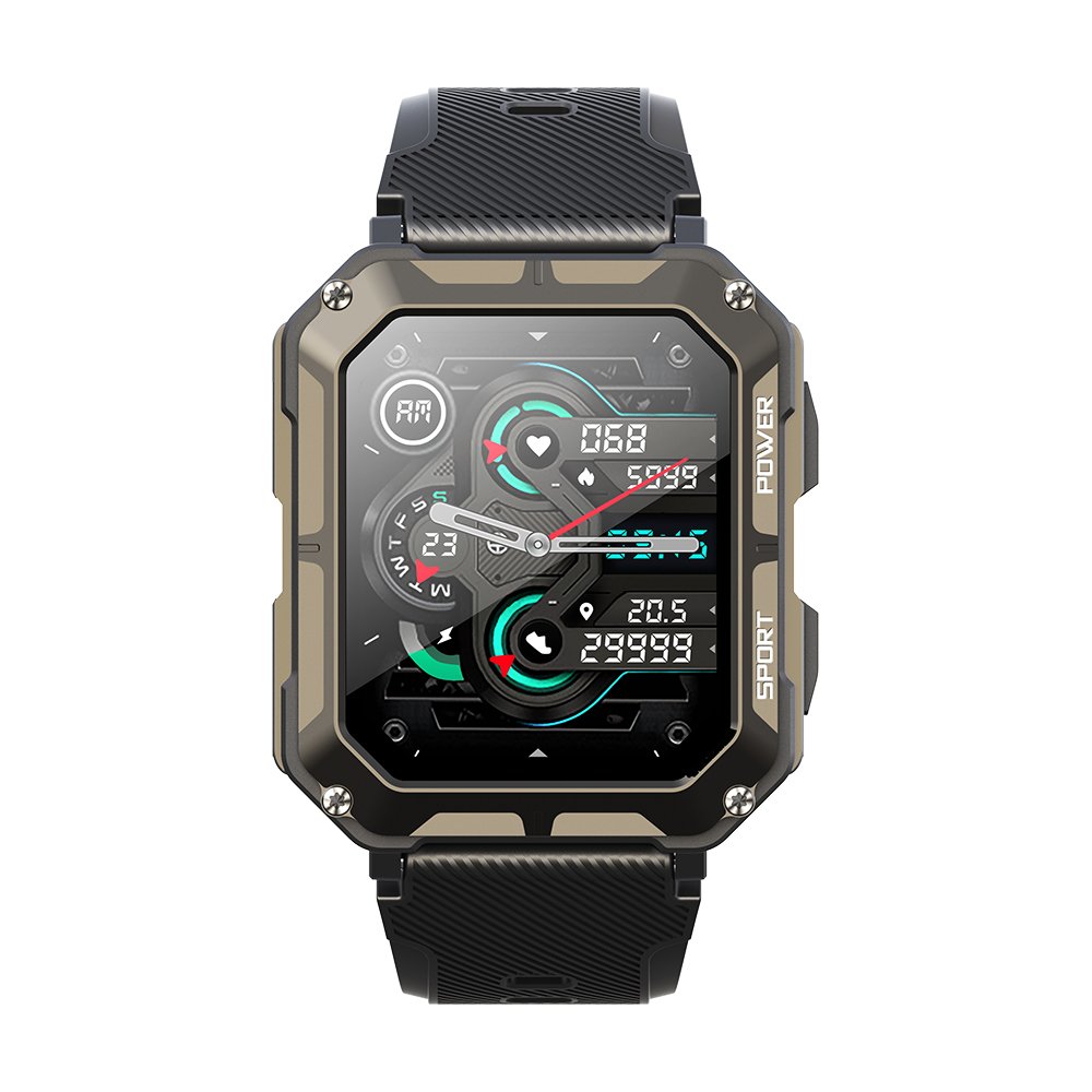 2023 Outdoor Call Smart Watch C20 Pro, Chip RTL8763E 1.83inch Big Display BT Call 128MB Memory Heart Rate Monitoring