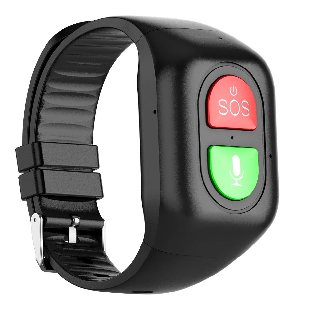 GPS Smart Watch SOS Tracker Waterproof Wristband Elderly GPS Tracking Bracelet For Elderly Heart Rate Blood Pressure