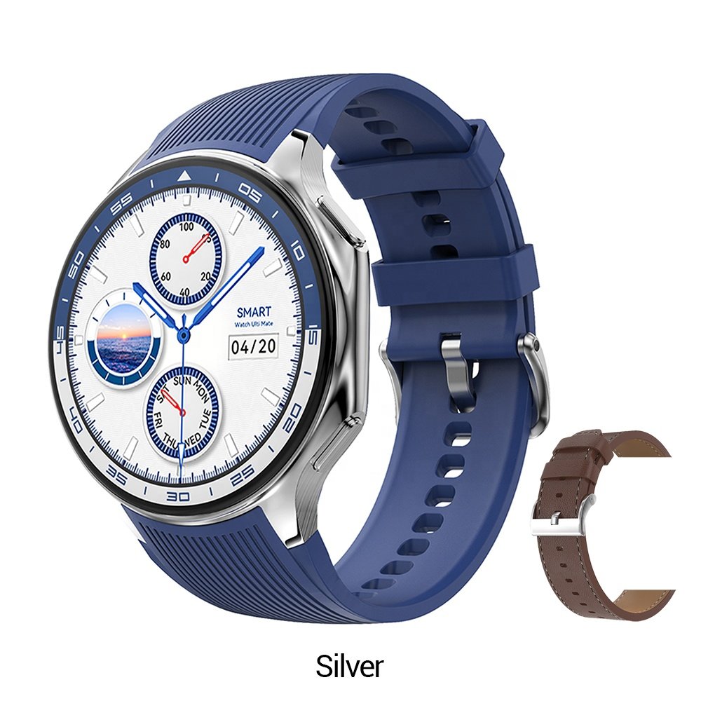 DTNO.1 DT Watch X Smart Watch 1.43" AMOLED Screen BT Call Photo Album Music Video Playback Audio Recording DT Watch X Smartwatch
