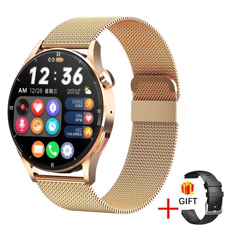 Smart Watches 4G Full Touch Sport Fitness Watches Smart watch 2023 Waterproof Heart Rate Steel Band Smartwatch Android IOS