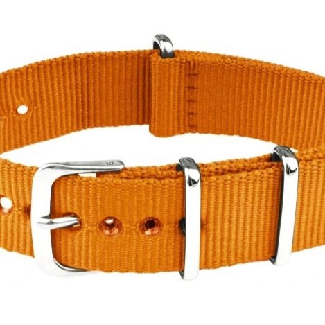 Nylon Straps N32 Orange Water Resistant Watch Bands Bracelet 18 - 22 mm Smart Watch Bands & Accessories Wristband