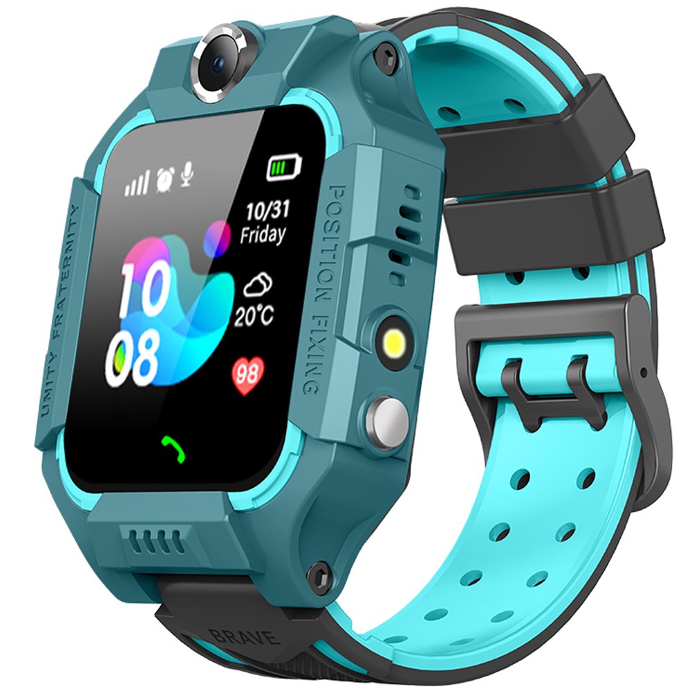 GSM LBS Anti-Loss SOS Alarm GSM Tracker Voice chat phones Rohs CE GPS SOS Call 4g Kids Child Baby Smartwatch Q19 Smart Watch