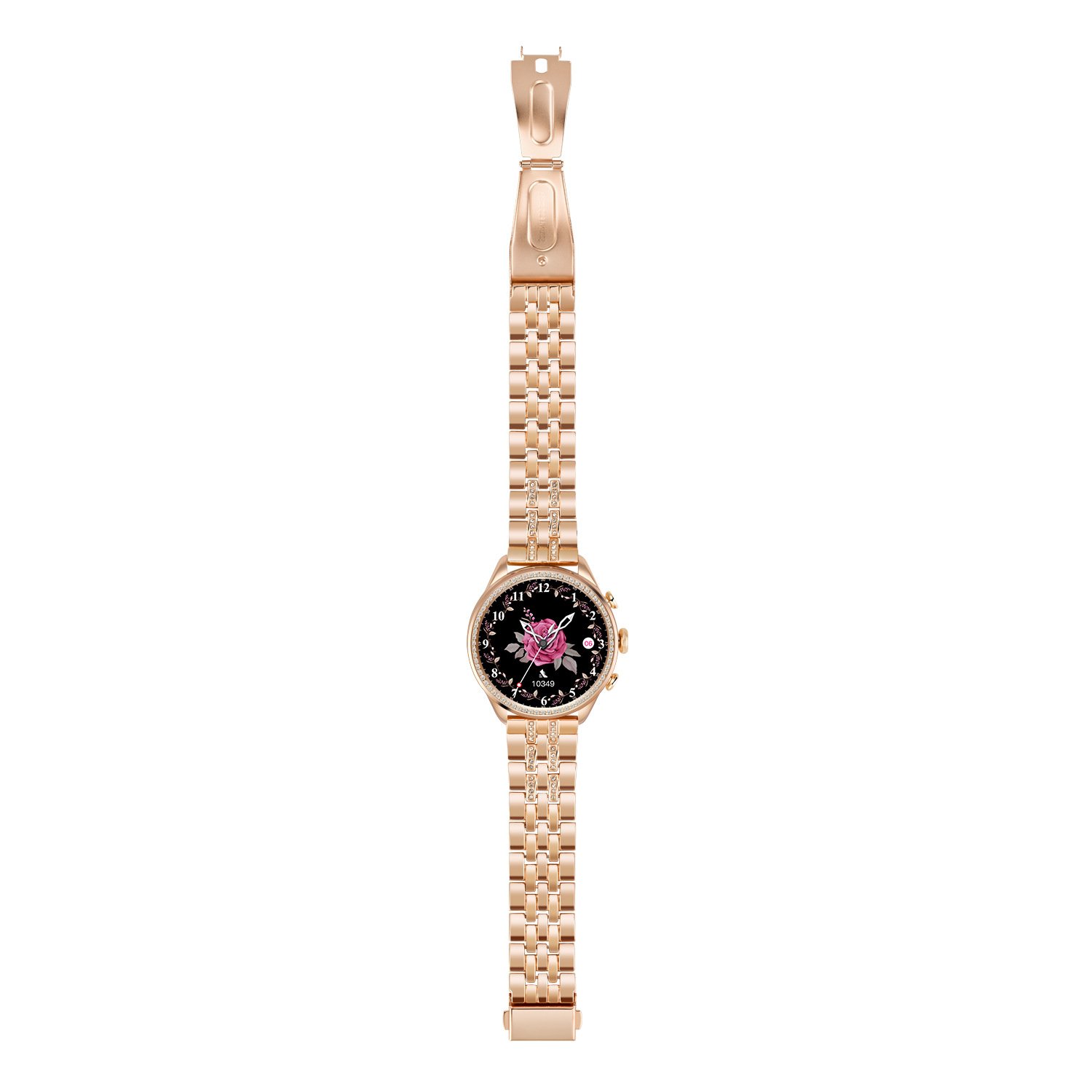 2024 Women's gold smart watch Fashion Ladies bracelet Gift Gen 9 round touch screen smart watches with heart rate monitor