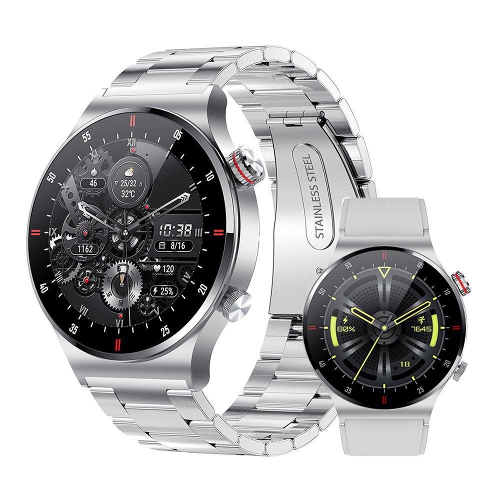2023 New QW33 Blue tooth Call Smart Watches for Men Large HD Screen Step Counting Sports Fitness Tracker Waterproof Smartwatch