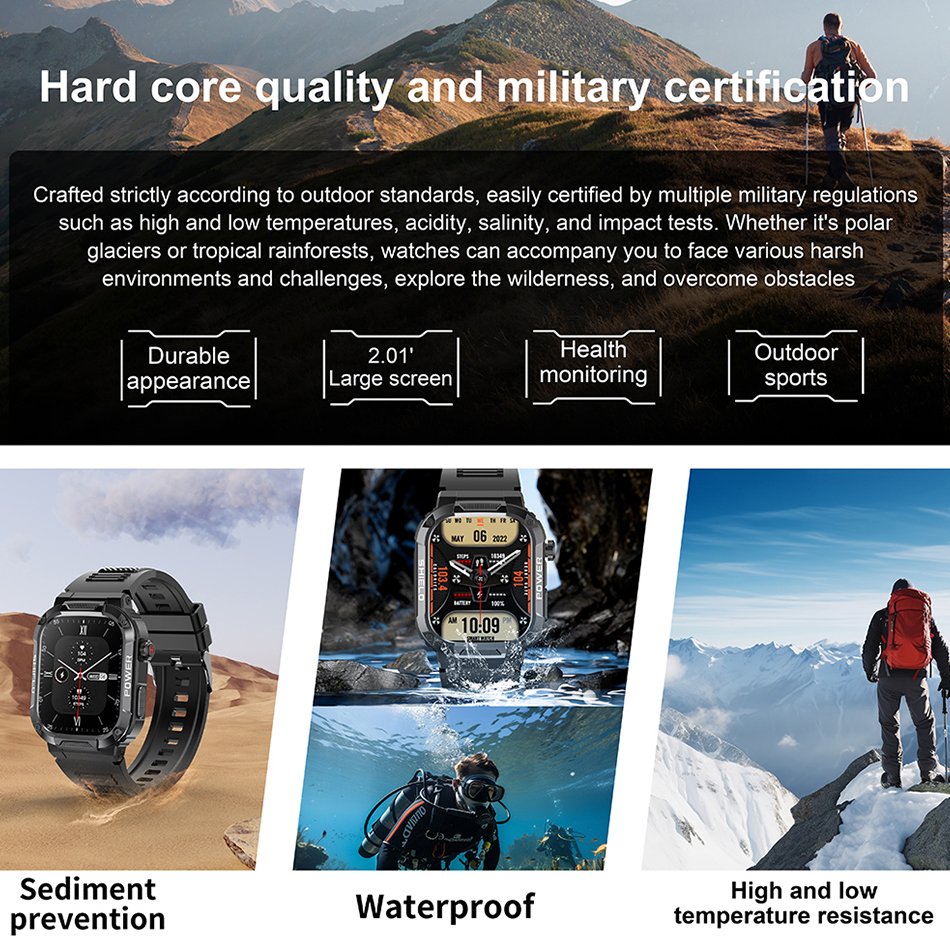 2024 New arrival NTY04 PK MK66 2.01" HD screen SmartWatch Reloj Inteligente Call Sports Smart watch
