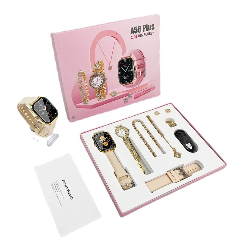 A58 Plus Smartwatch Suit Hot Selling Double Watches Men Women Smart Bracelet Gold Sport Smart Watches Wearing equipment