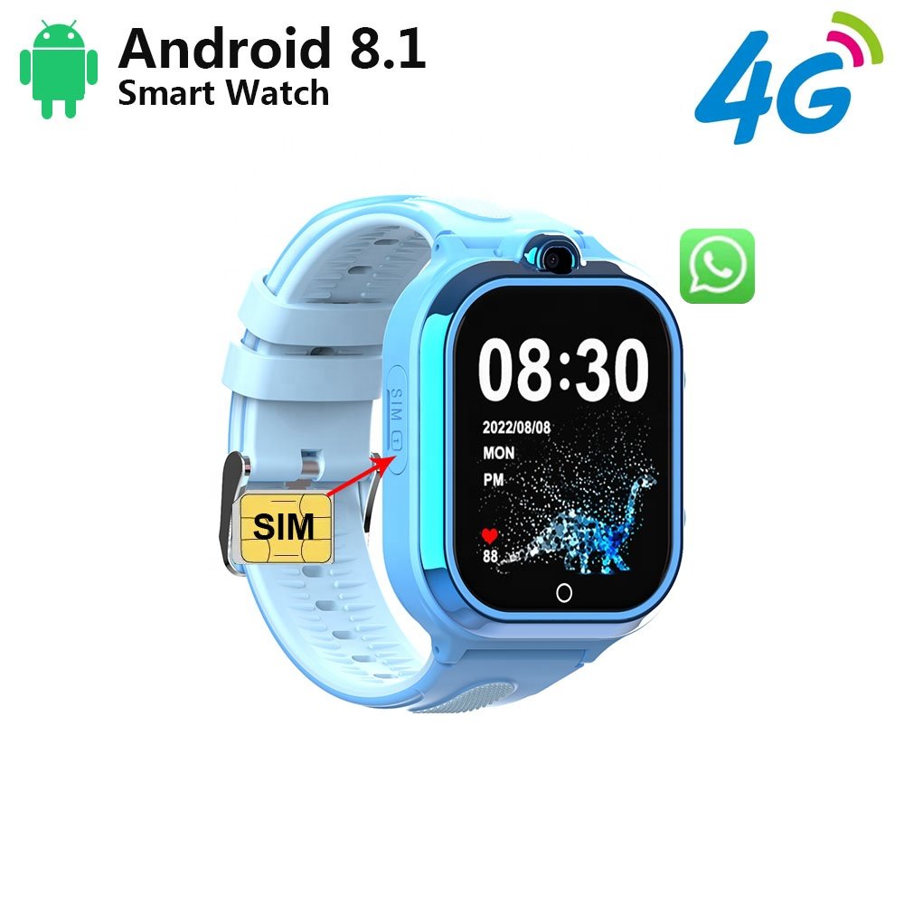 D2 New Coming High Quality Kids Smart Watch With GPS Tracker And Video Call IOS Android 4g Smart Watch