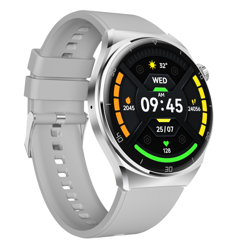 SMA Smart Care AM05 AMOLED Relogio with Blood Pressure and Heart Rate Smart Watch Calling Function Electronic Metal Silicone