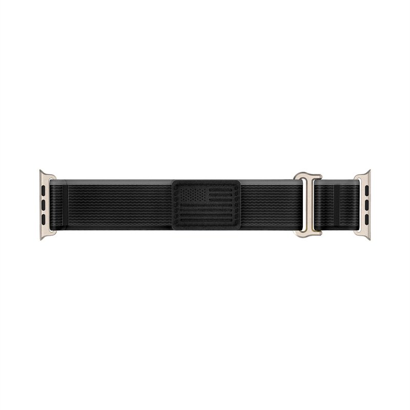 New Modified Braided Nylon Woven Stretchy Adjustable Nylon Smart Watch Band For apple watch ultra strap trail loop