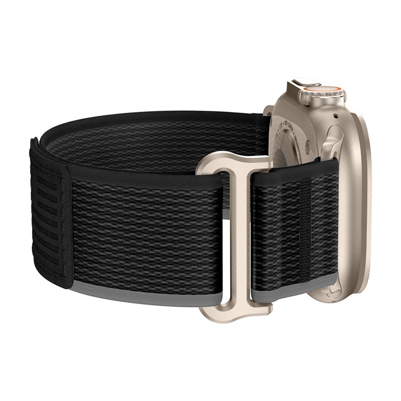 New Modified Braided Nylon Woven Stretchy Adjustable Nylon Smart Watch Band For apple watch ultra strap trail loop