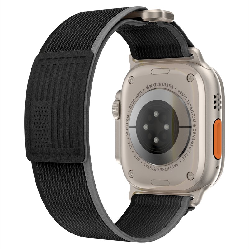 New Modified Braided Nylon Woven Stretchy Adjustable Nylon Smart Watch Band For apple watch ultra strap trail loop