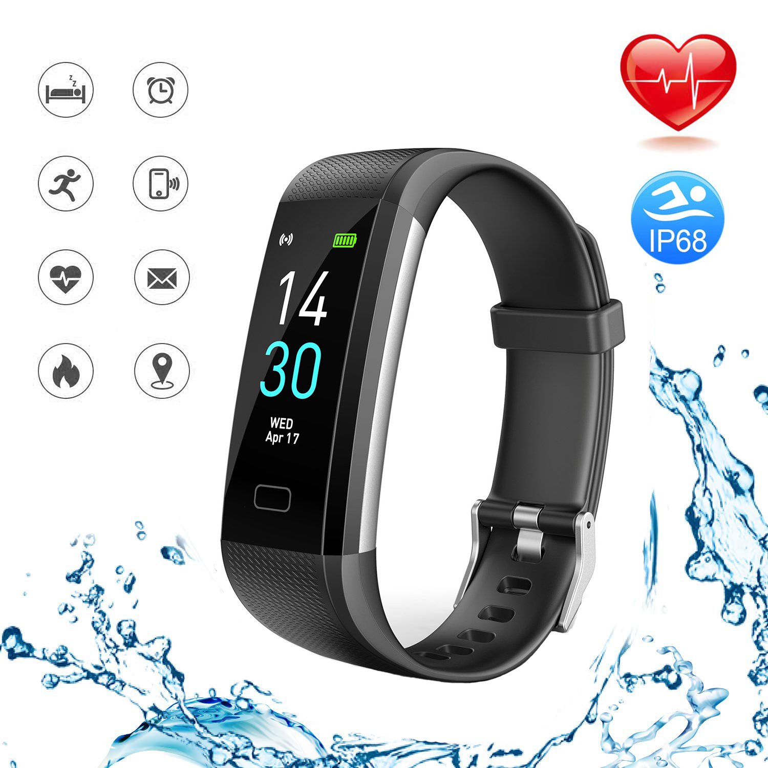 Starmax Online Shopping S5 Android Phone Sport Smart Watch with Heart Rate Monitor