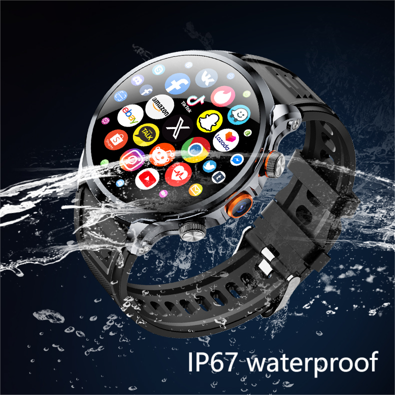 Android H18 Men's Smart Watch Fitness Tracker GPS Camera Wifi Ultra Fashion 5G 4G Sim Card Relojes Smart Watch 2024 Hombre