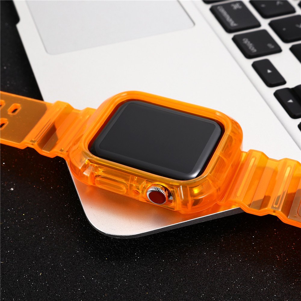 LeYi smart watch TPU Transparent clear bands luxury band for iPhone iwatch watches 49MM 45MM strap