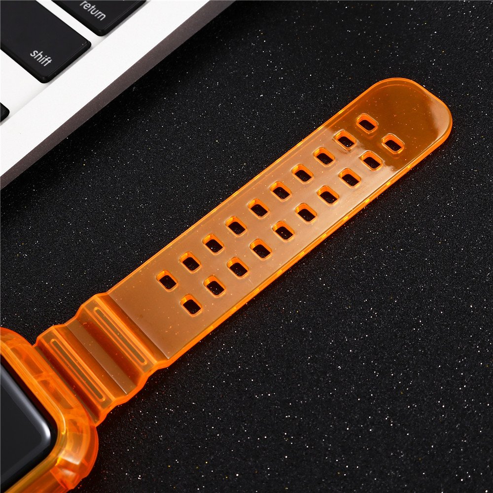 LeYi smart watch TPU Transparent clear bands luxury band for iPhone iwatch watches 49MM 45MM strap