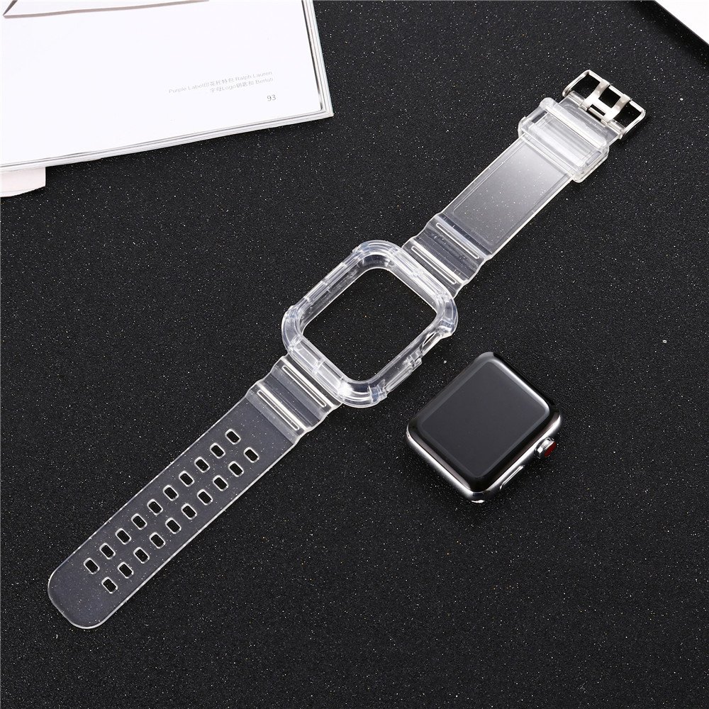 LeYi smart watch TPU Transparent clear bands luxury band for iPhone iwatch watches 49MM 45MM strap