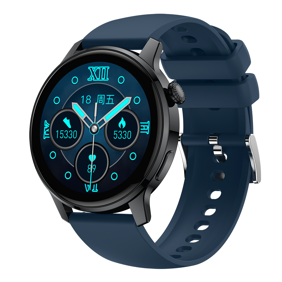 New Arrival S46 BT Call Smart Watch 1.28 Inch Round Screen Heart Rate Blood Pressure Sport Men and Women Waterproof Smartwatch