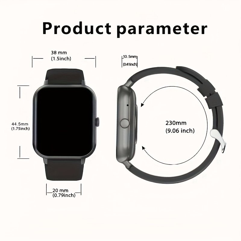 SENBONO ZL54CJ Square Smartwatch Women BT Call Heart rate Sport Mode Fitness Tracker Waterproof Smart Watch Men for IOS Android