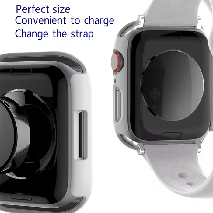 Rose Gold Smart Watch Cover Protector Case Multi Color Smartwatch For Iwatch Seri 6 7 41mm 45mm