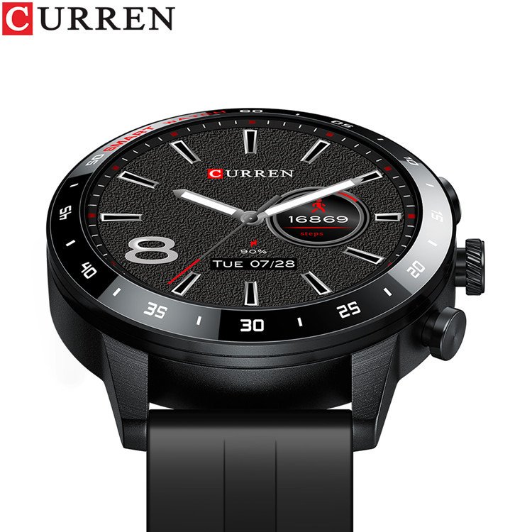 CURREN 6001 Hot sales Intelligent full touch screen IP68 waterproof smart watch for men trendy sports style