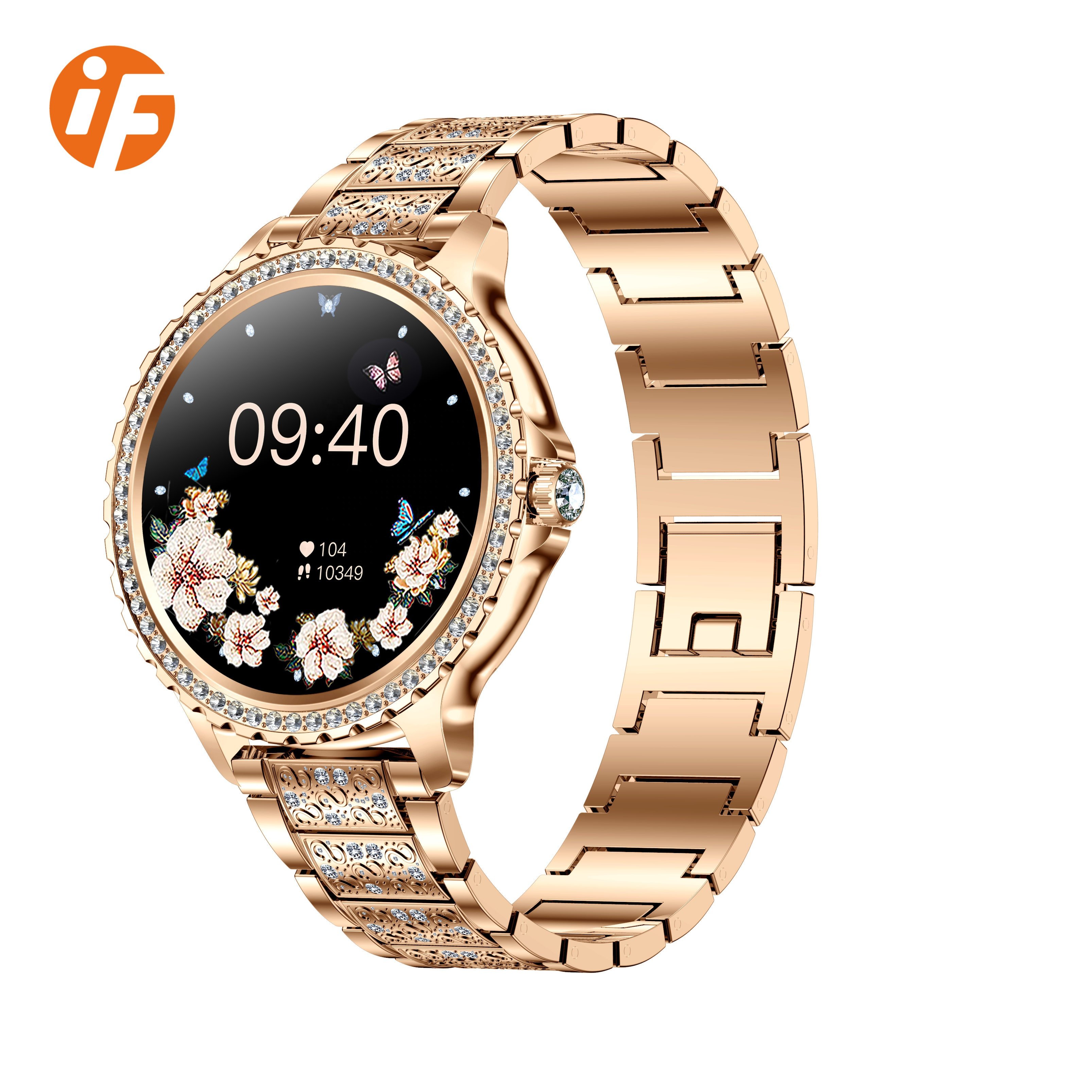 INNOFOVO Ladies Smart Watch 2023 For Women Waterproof Blood Pressure Health Monitor Smart Watch For Girls