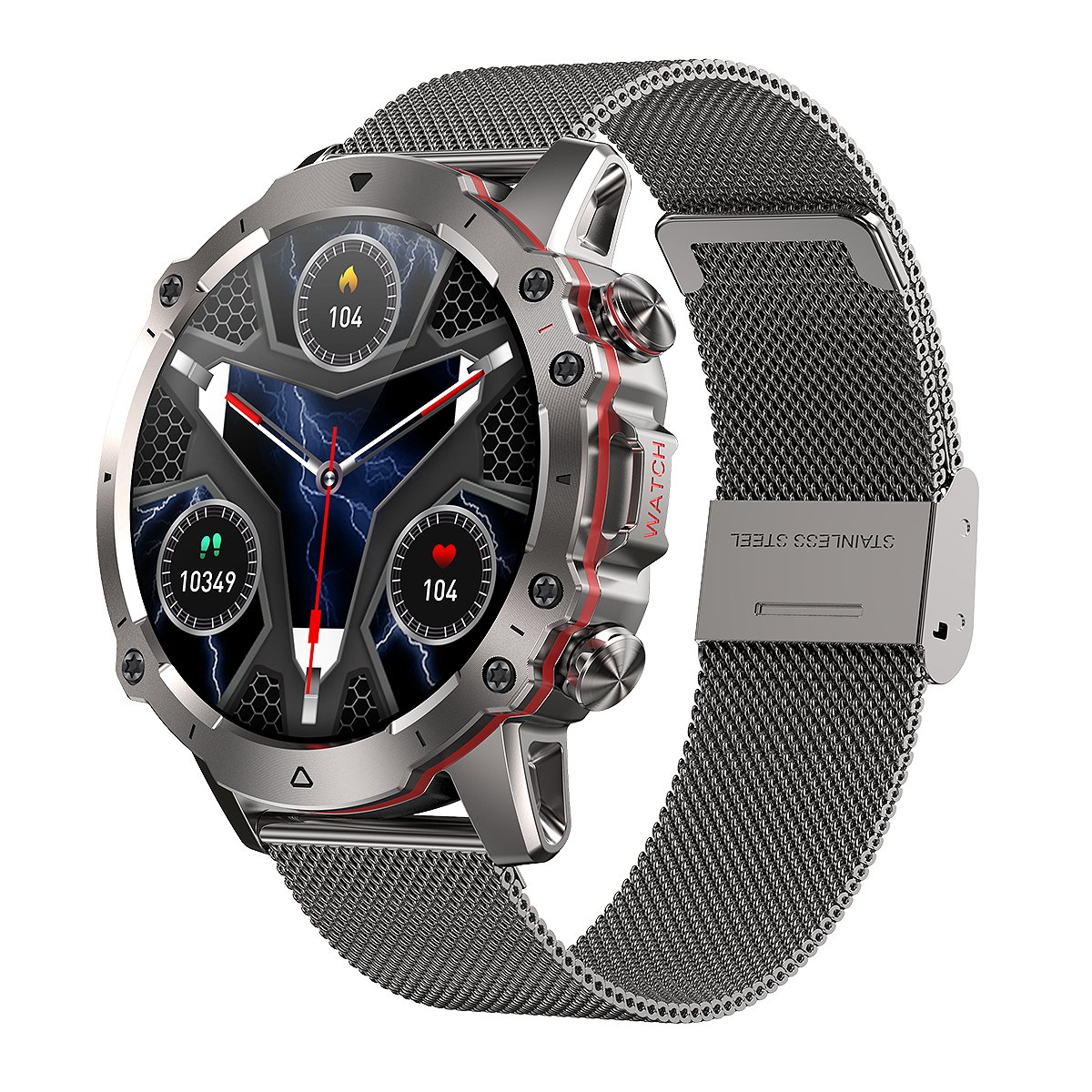 AK56 Smart watch 2023 outdoor sports BT calling 400mAh Battery Health Heart Rate BP Monitoring PK k52 K56 K57pro