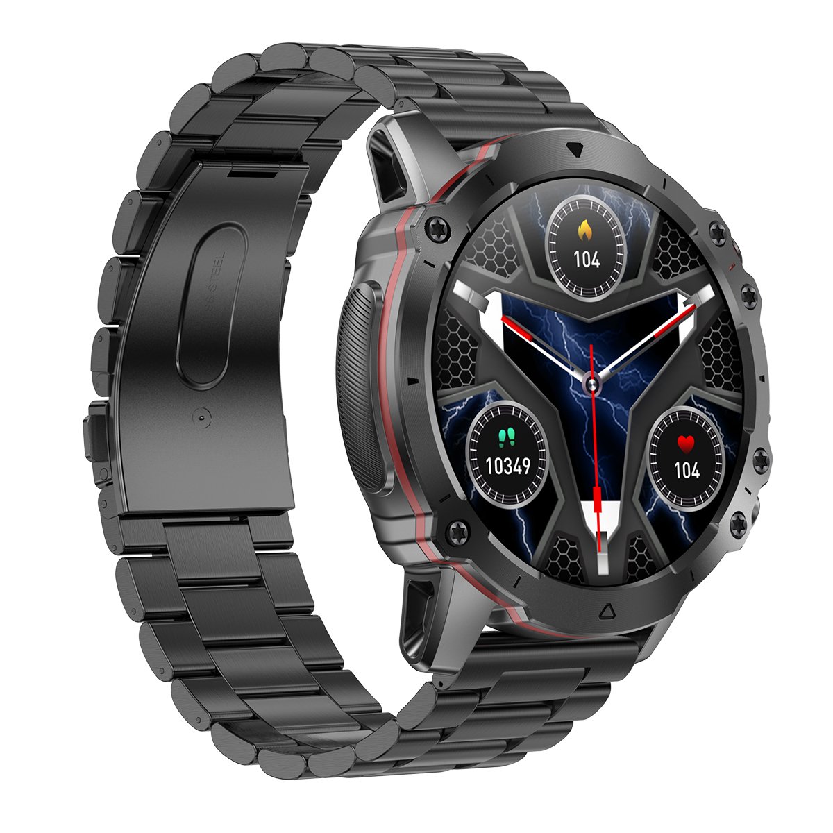 AK56 Smart watch 2023 outdoor sports BT calling 400mAh Battery Health Heart Rate BP Monitoring PK k52 K56 K57pro