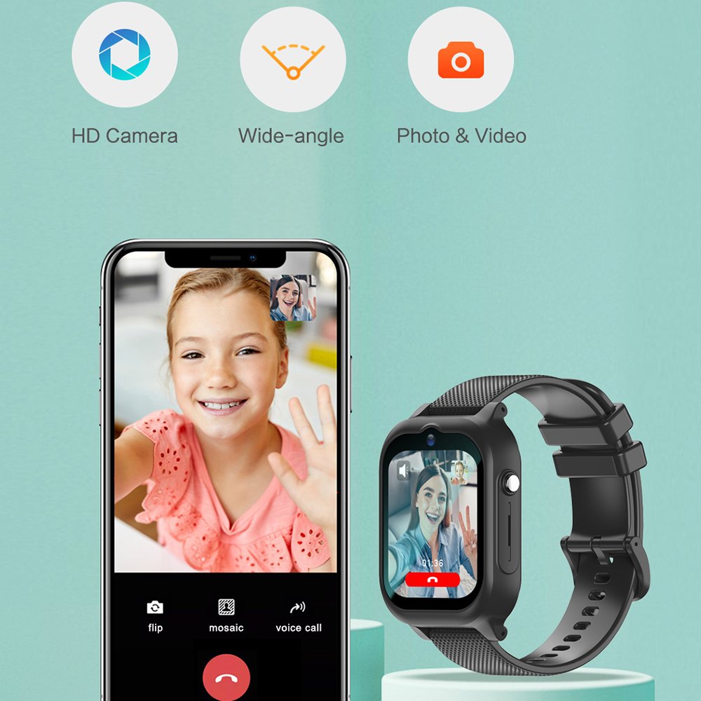 2023 Xmas Gift Premium Set Smart Watch K26 Kid smart watch with sim card 4G GPS Children Watch with two straps and one lanyard